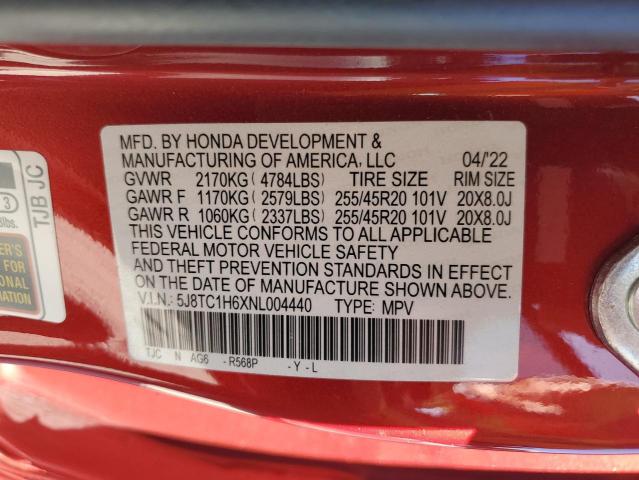 5J8TC1H6XNL004440 Acura Rdx A-spec