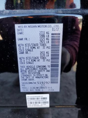 5N1DL0MN7HC519292 Infiniti QX60