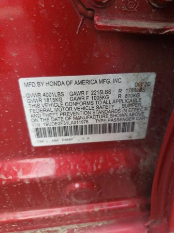 19UDE2F31LA011976 Acura ILX