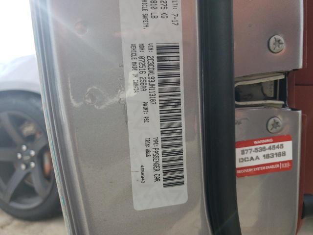 2C3CDXL93JH113107 Dodge Charger Srt Hellcat