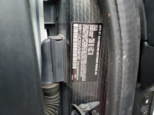 WBY1Z4C50GV508702 BMW I3 REX