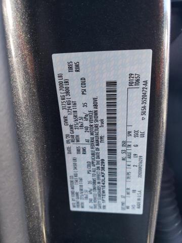1FTEW1E43LKF38299 Ford F150 Supercrew