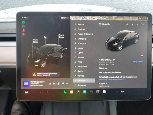 7SAYGDEE2NF537944 Tesla Model Y