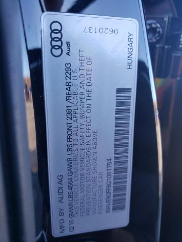 WAUE8GFF8G1081754 Audi A3 Premium Plus
