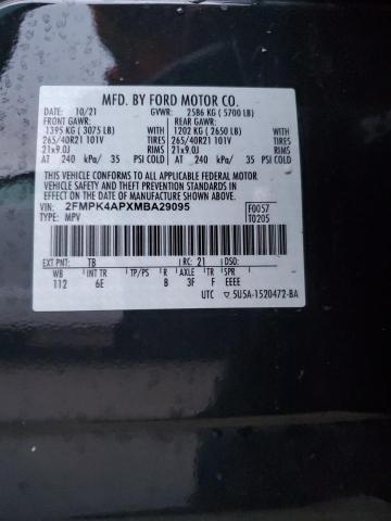 2FMPK4APXMBA29095 Ford EDGE ST
