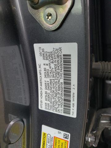 1HGCV2F3XKA025109 Honda Accord Sport