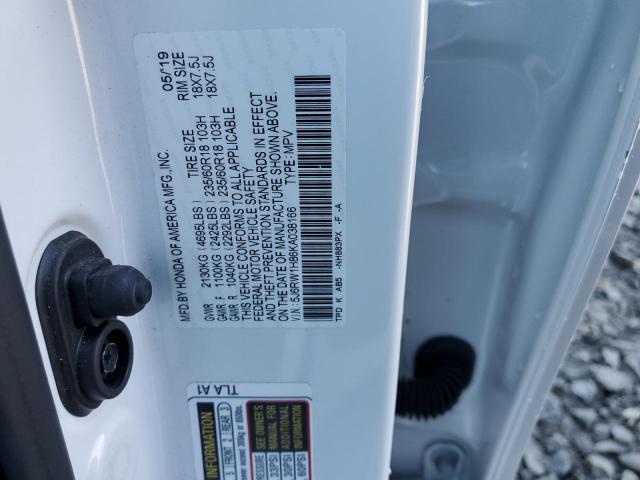 5J6RW1H86KA038166 Honda CR-V EXL