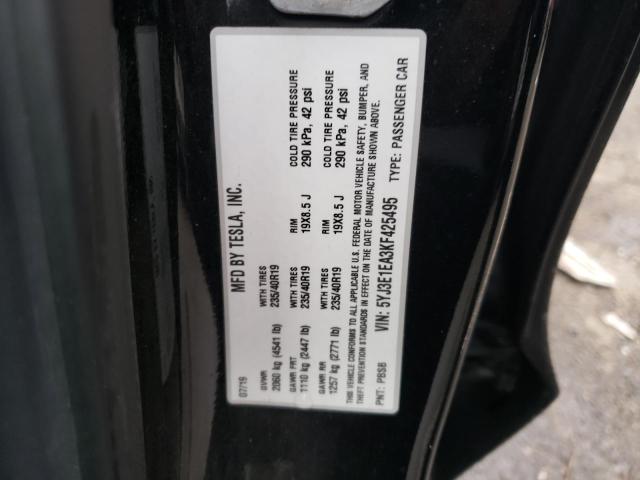 5YJ3E1EA3KF425495 Tesla MODEL 3
