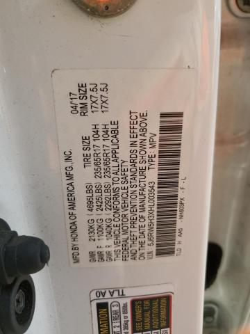 5J6RW5H3XHL003543 Honda CR-V LX