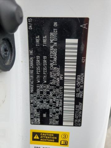 2T2BK1BA4FC320110 Lexus Rx 350 Base