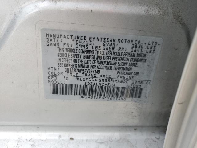 3N1AB7AP5FY277148 Nissan SENTRA S