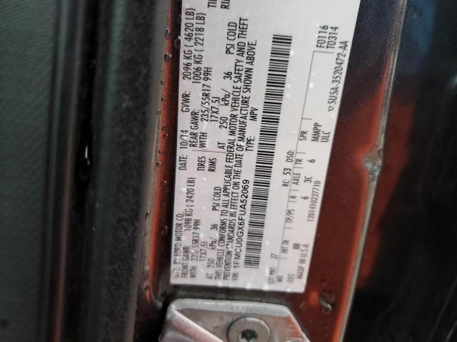 1FMCU0GX6FUA52069 Ford ESCAPE SE