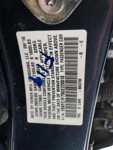 19XFC1F79GE220010 Honda CIVIC EXL