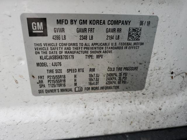 KL4CJASB5KB705179 Buick Encore Preferred