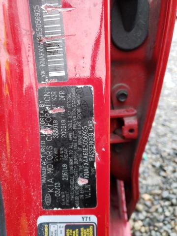 KNAFX4A61E5056925 KIA FORTE LX