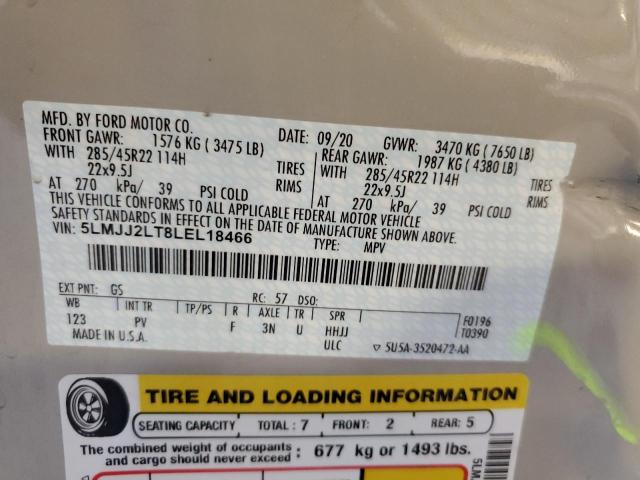 5LMJJ2LT8LEL18466 Lincoln Navigator Reserve