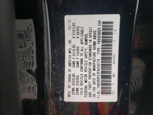 1HGCR6F53FA008719 Honda Accord Hybrid Exl
