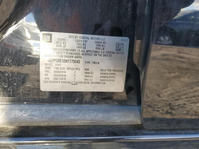1GTP6DE16H1179043 GMC CANYON SLT