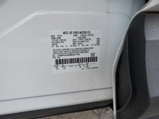 2FMPK4J90MBA47185 Ford EDGE SEL
