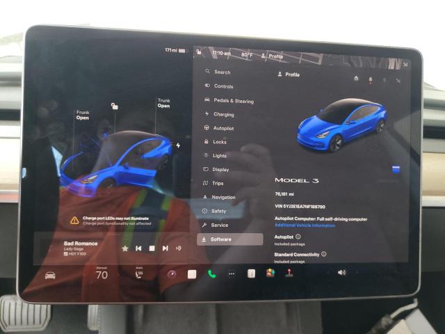 5YJ3E1EA7NF188790 Tesla MODEL 3