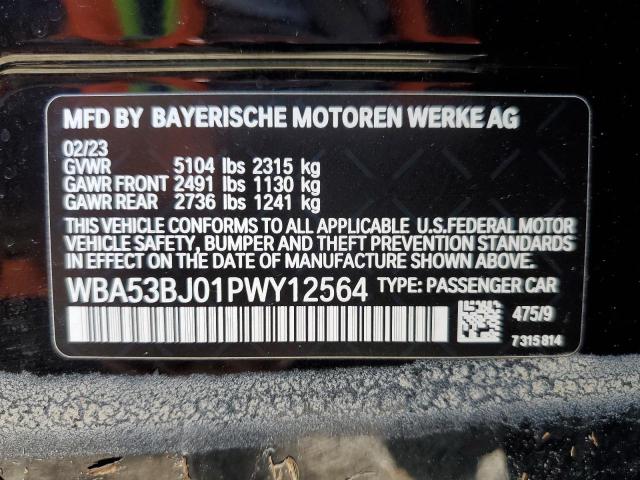 WBA53BJ01PWY12564 BMW 540 I