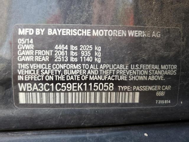 WBA3C1C59EK115058 BMW 328 I Sulev