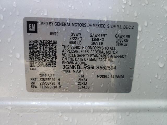 3GNKBLRS6LS552504 Chevrolet Blazer Premier