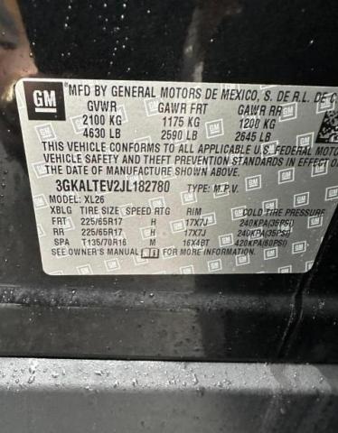 3GKALTEV2JL182780 GMC Terrain Sle