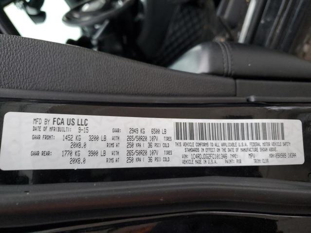 1C4RDJDG2FC101346 Dodge DURANGO LIMITED
