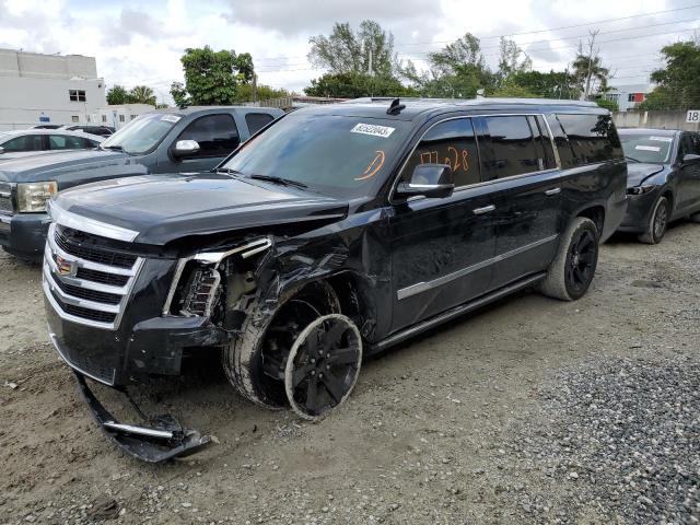 82522043 :رقم المزاد ، 1GYS3TKJ9FR717034 vin ، 2015 Cadillac Escalade Esv Premium مزاد بيع