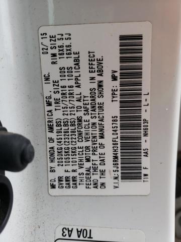 5J6RM4H36FL045785 Honda CR-V LX