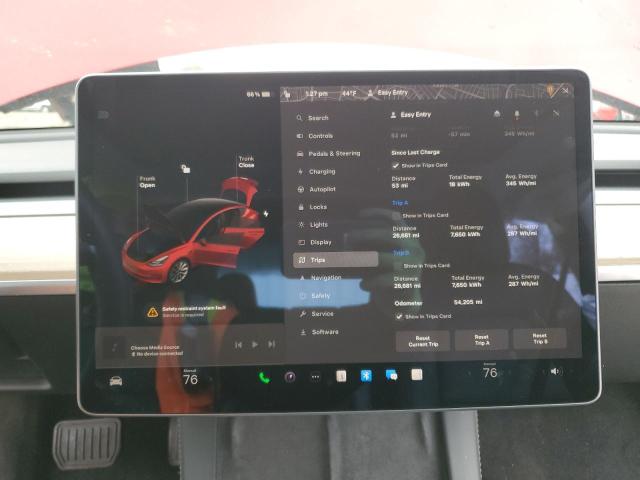 5YJ3E1EA5NF185872 Tesla MODEL 3