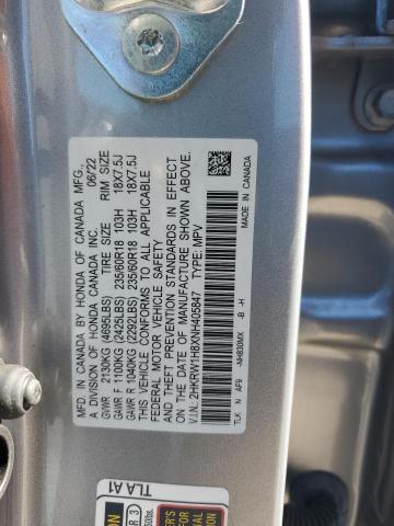 2HKRW1H8XNH405847 Honda CR-V EXL