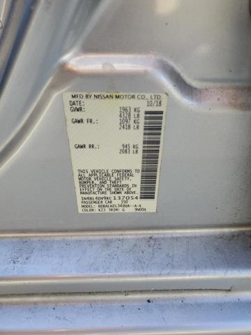 1N4BL4DV9KC137054 Nissan ALTIMA SV