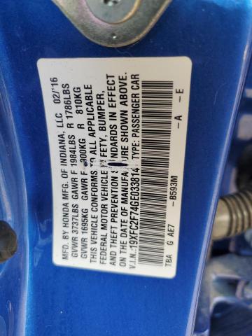 19XFC2F74GE033814 Honda CIVIC EX
