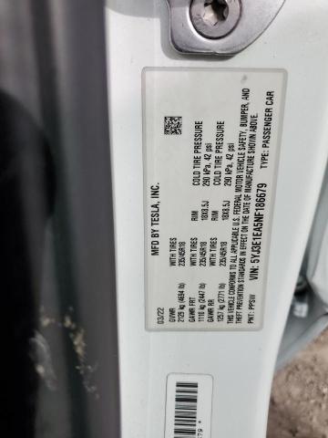 5YJ3E1EA5NF186679 Tesla MODEL 3