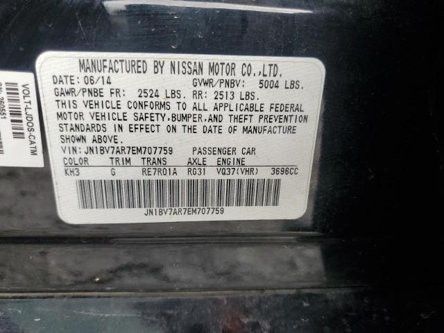 JN1BV7AR7EM707759 Infiniti Q50 BASE