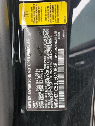 WBA4Z1C53JEC70848 BMW 430I