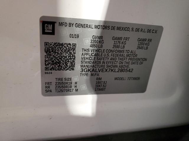 3GKALVEX7KL280542 GMC Terrain Slt