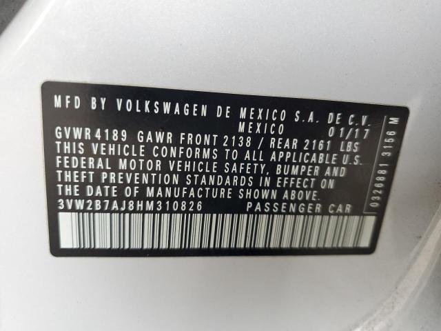 3VW2B7AJ8HM310826 Volkswagen JETTA S
