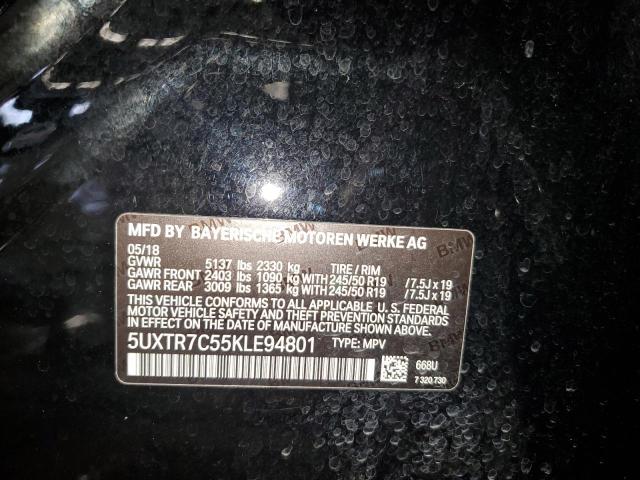 5UXTR7C55KLE94801 BMW X3 Sdrive30i