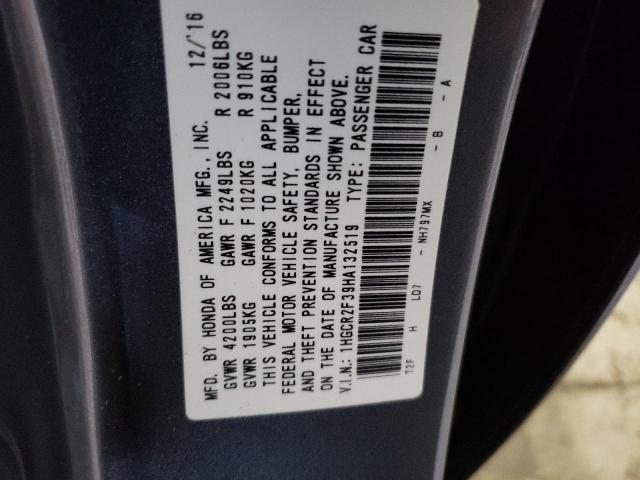 1HGCR2F39HA132519 Honda ACCORD LX