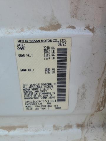 1N4CZ1CVXPC551311 Nissan Leaf Sv Plus