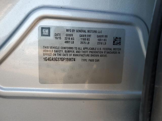 1G4GA5G37GF159674 Buick Lacrosse