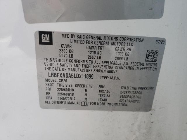 LRBFXASA5LD211899 Buick Envision