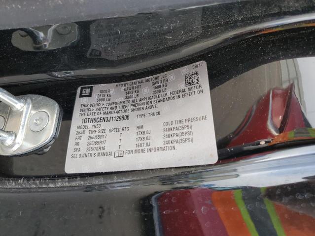 1GTH6CEN3J1129806 GMC CANYON SLE