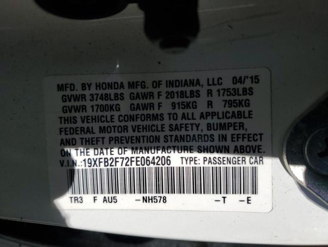 19XFB2F72FE064206 Honda CIVIC SE