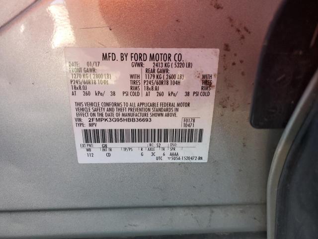2FMPK3G95HBB36693 Ford EDGE SE