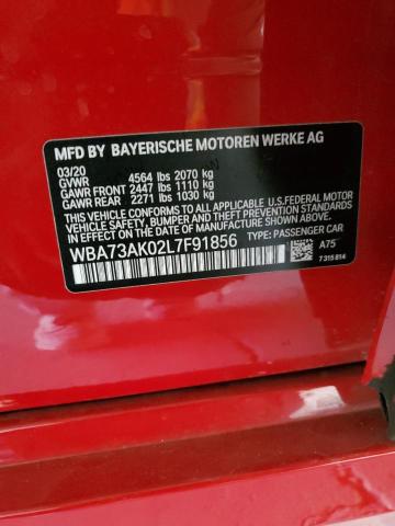 WBA73AK02L7F91856 BMW 228XI