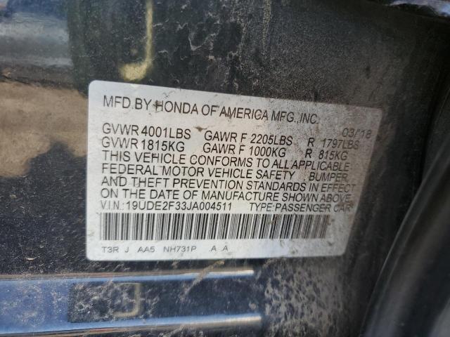 19UDE2F33JA004511 Acura Ilx Base Watch Plus